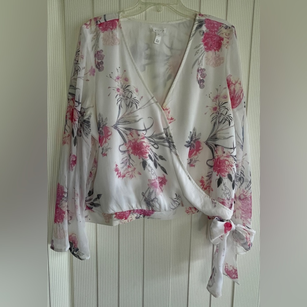 Leith Floral Long Sleeve Top